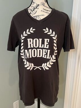 Local Celebrity Gray Graphic Tee | Role Model | Size M  | Like New